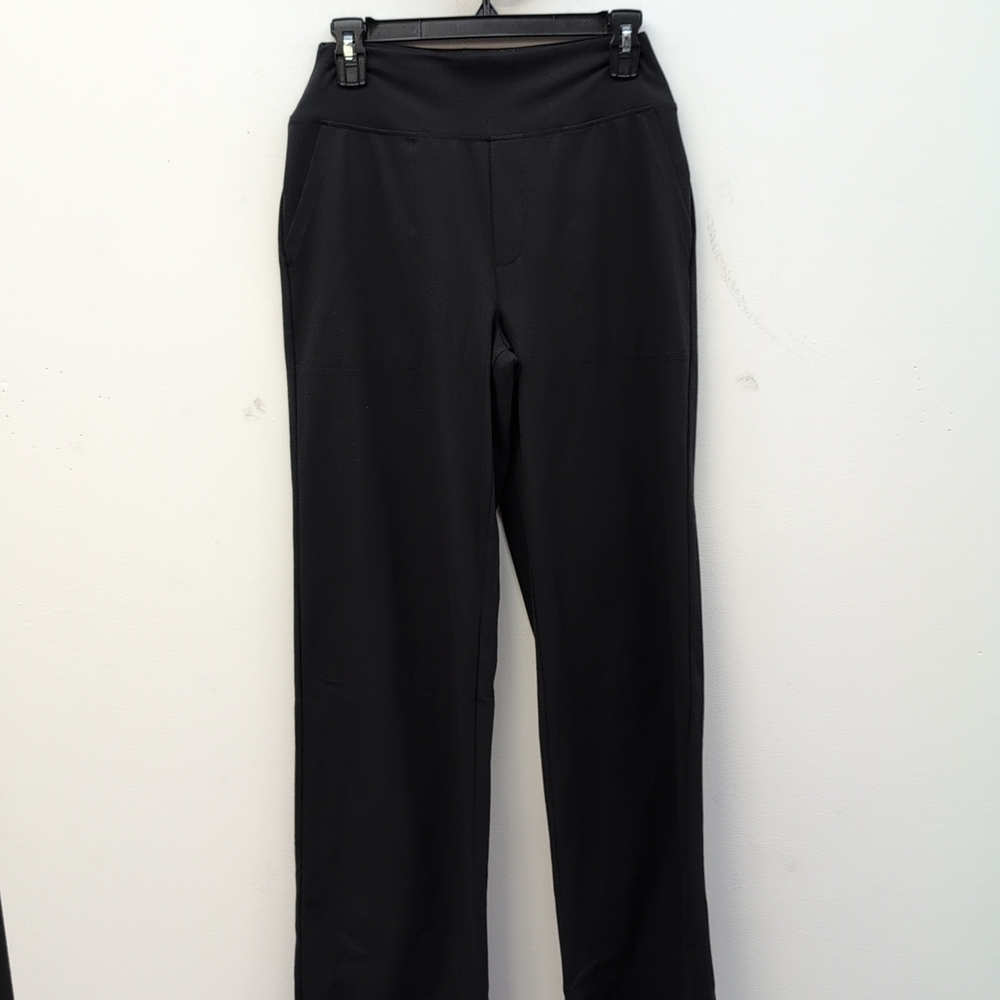 G4Free Women's Wide Legs High Waisted Casual Dress Pants Medium Black